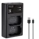 K&F Concept NP-FZ100 Dual Slot Quick Charger